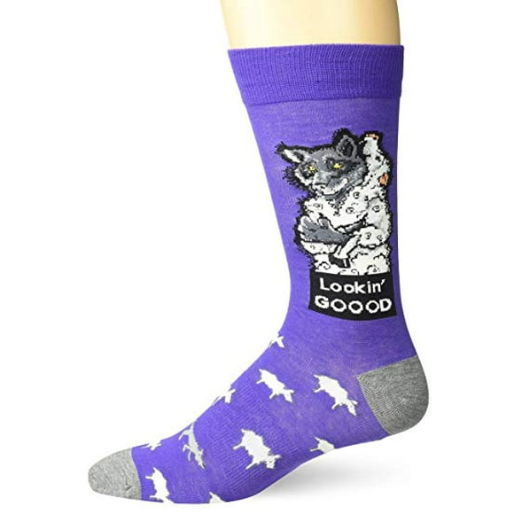 Unisex Stockings Purple Wolf Face Casual Crew Sports Socks Unisex Stockings Purple Wolf Face Casual Crew Sports Socks